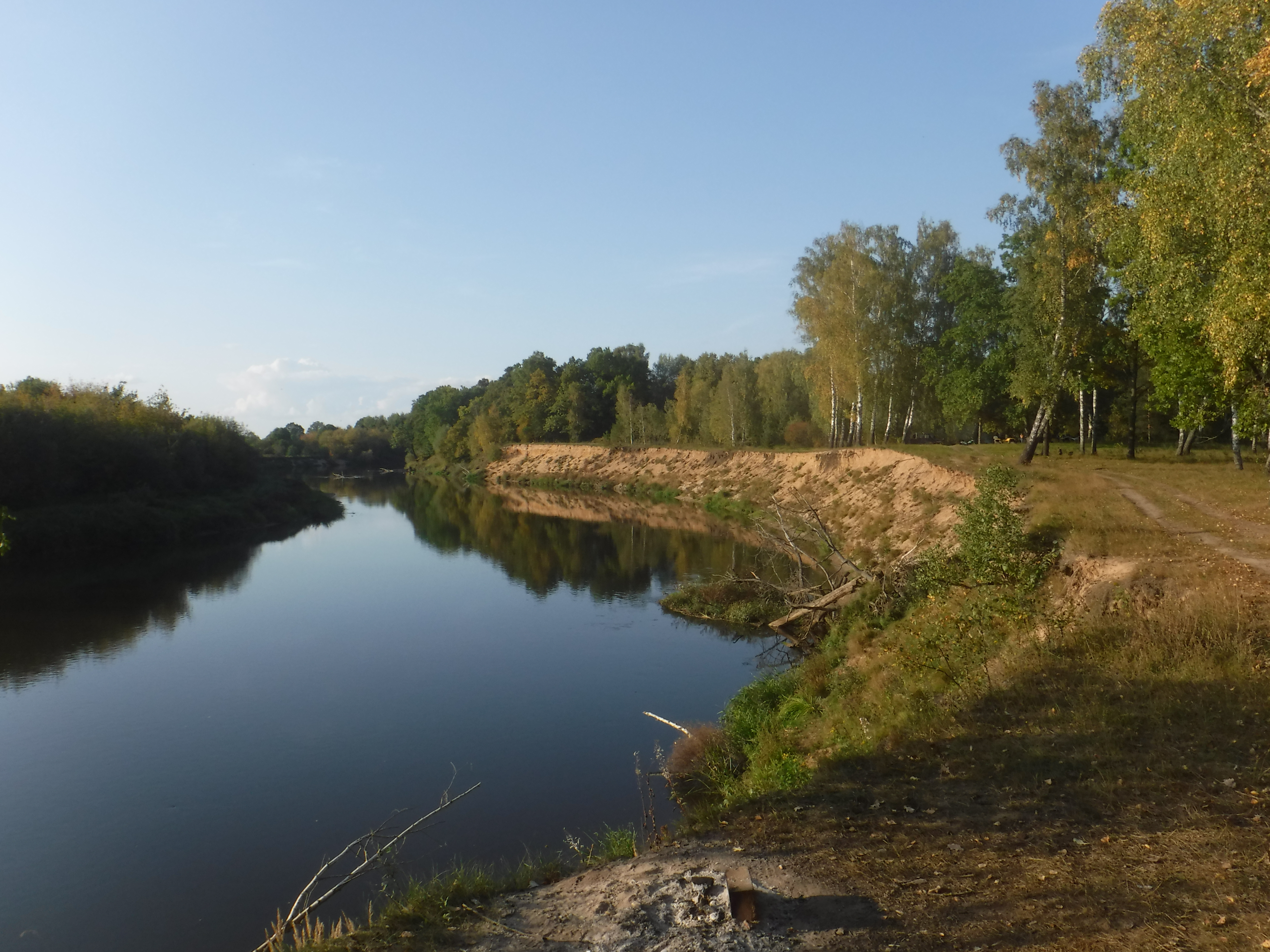Река Клязьма Дмитровское шоссе